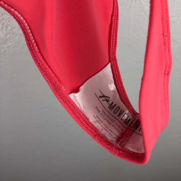 FREE PEOPLE Thong NWT Coral Pink Leotard XS - Picture 12 of 15
